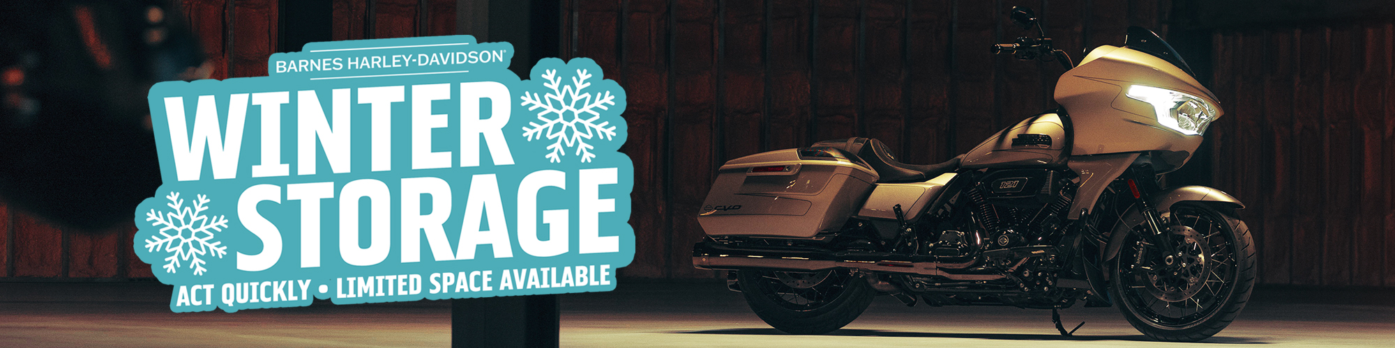 Winter Storage - Act Quickly - Limited Space Available